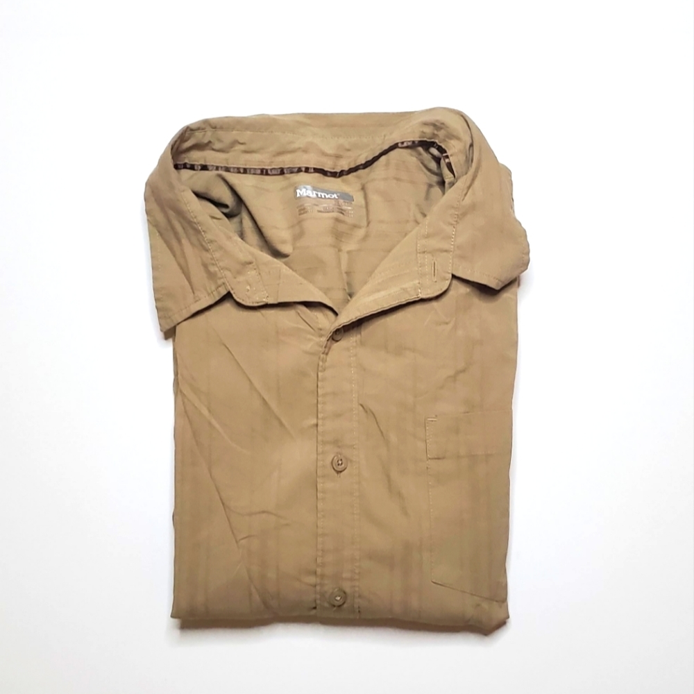 MARMOT Short Sleeve Button Down Hiking Shirt